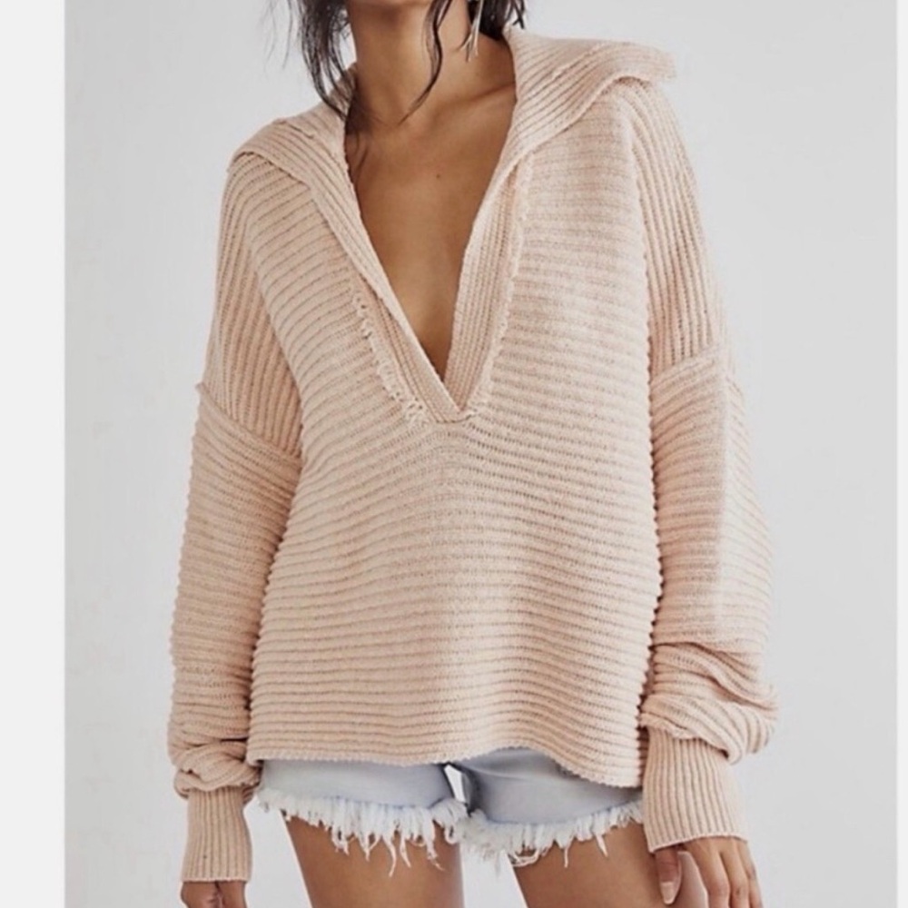 EUC Free People Marlie Pullover